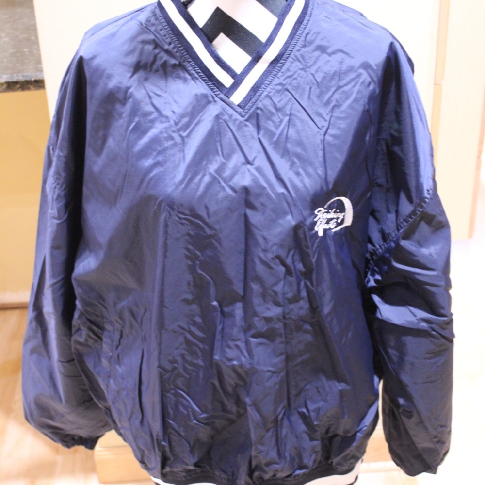 Mens Ebonite Long Sleeve warm up jacket SZ XXL